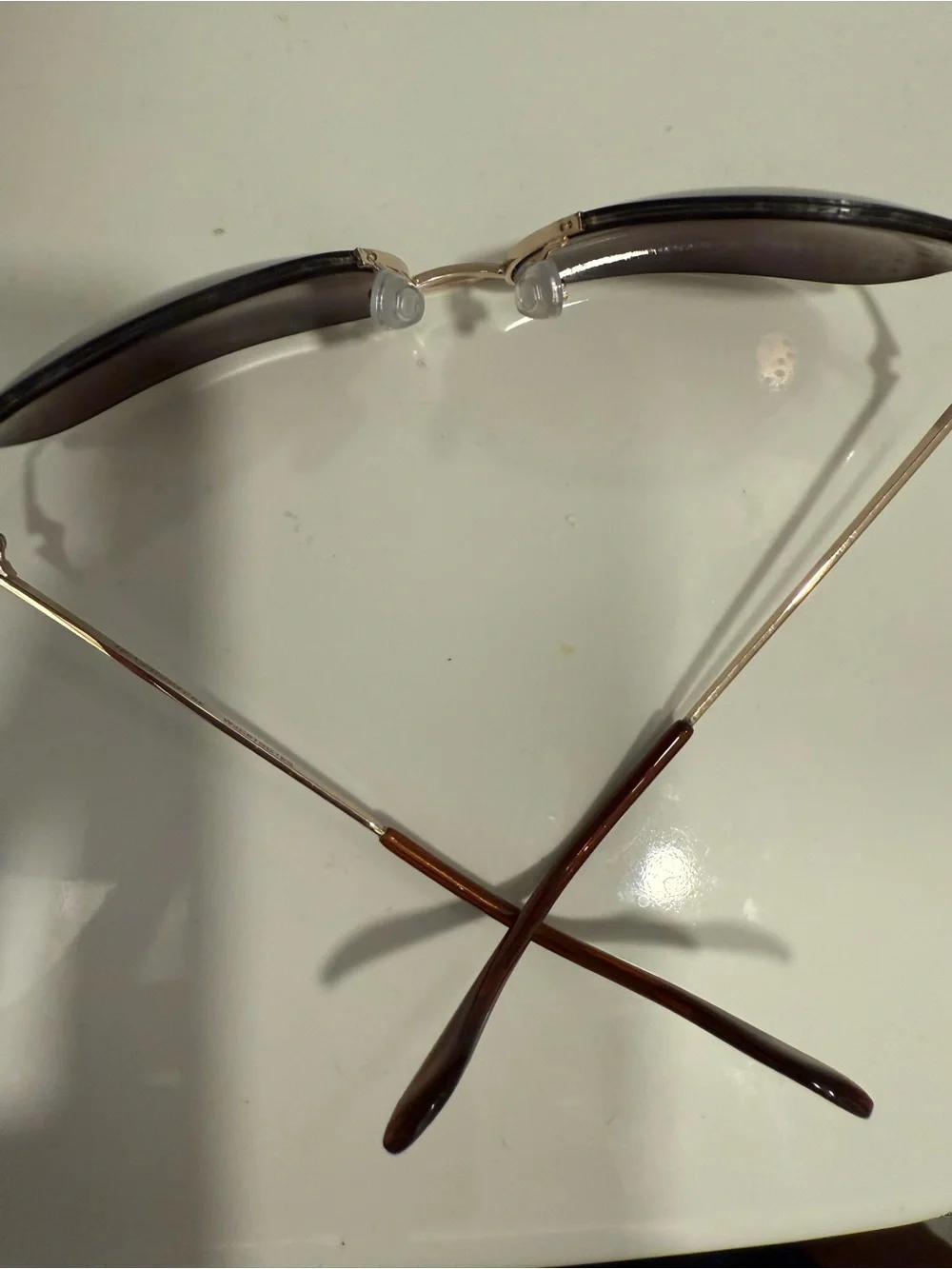 Brown Aviator Sunglasses - Classic Metal Frame